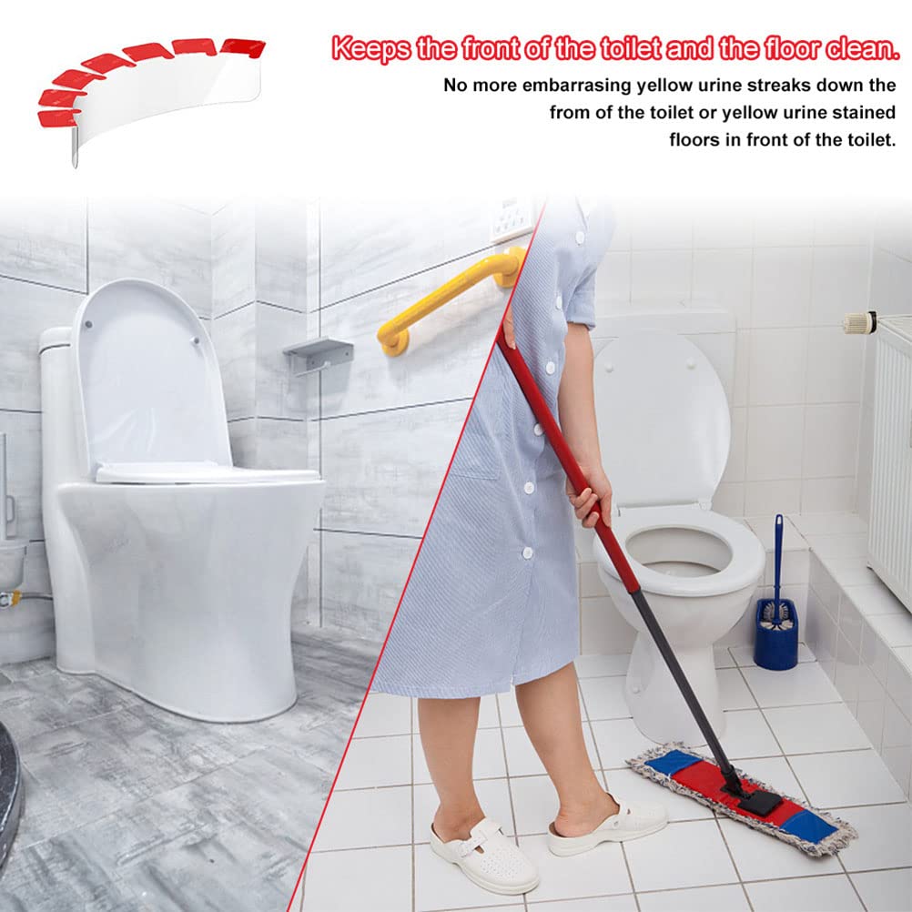**Clear Toilet Seat Splash Guard – Prevent Urine Splatter & Keep Bathroom Clean – Ideal for Potty Training & Kids – Perfect for Home, Daycare & Public Restrooms**