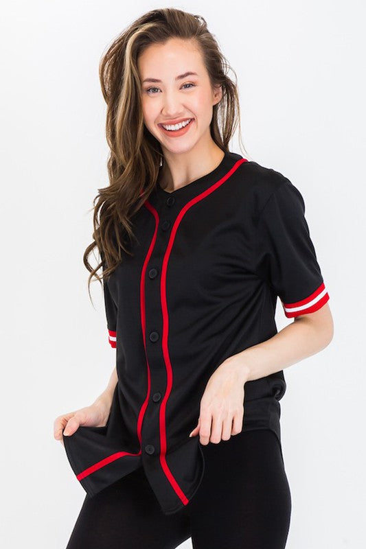 Unisex Active Sports Team Baseball Jersey - Breathable & Comfortable for Men & Women - Perfect for Baseball, Softball, and Team Sports