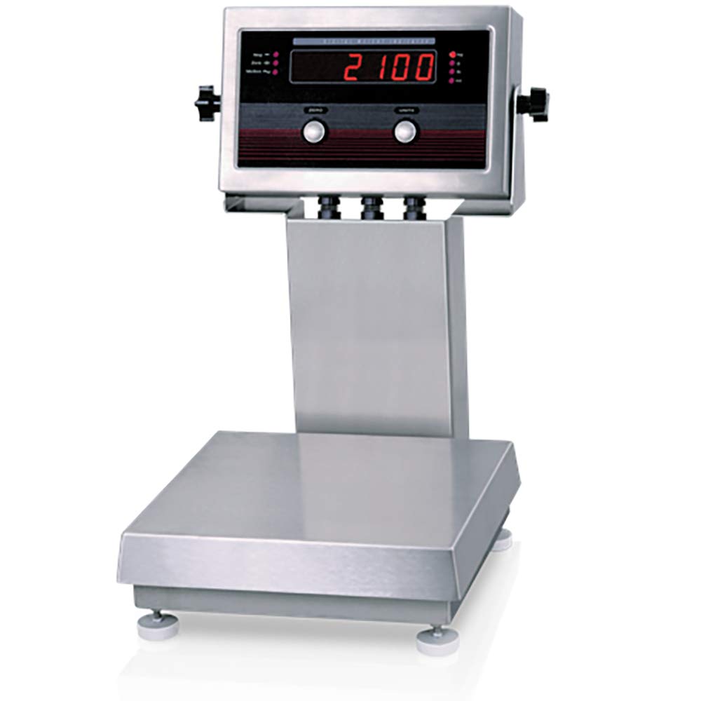 Rice Lake IQ+ 2100SL-C Digital Bench Scale - 30 lb Capacity, 0.01 lb Precision, 10x10