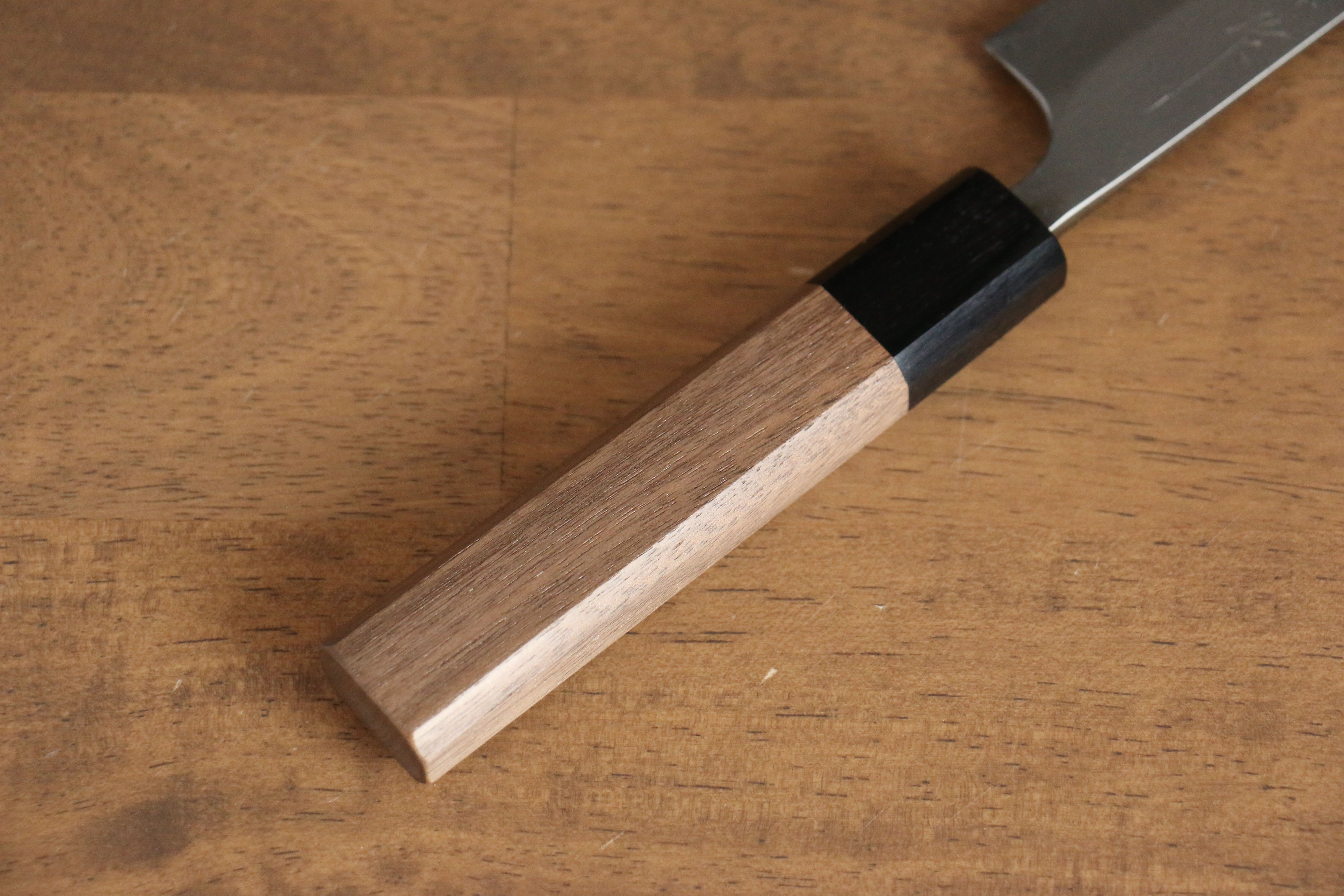 VG10 Damascus Nashiji Petty Knife 140mm - Japanese Utility Knife with Walnut Handle for Slicing, Peeling & Precision Cutting - Perfect for Home Chefs & Professional Kitchens
