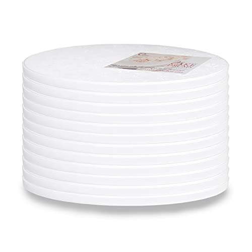 Cakebon 12 Inch Round Plastic Cake Boards - 1/2