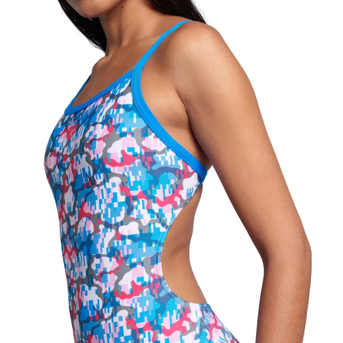 Arena Multi Camo Swimsuit for Women - High Performance Competition & Training Swimwear - Perfect for Pool, Beach, and Water Sports Activities