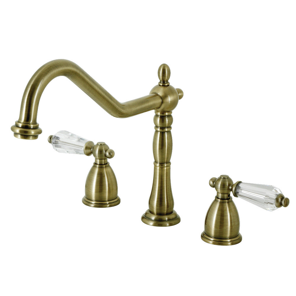 Kingston Brass KB1793WLLLS Wilshire Widespread Kitchen Faucet