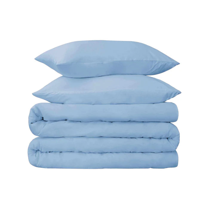 Premium 700 Thread Count Egyptian Cotton Duvet Cover Set with Pillow Shams - Soft Luxury Bedding for Hotel-Style Comfort - Perfect for Master Bedrooms, Guest Rooms & Airbnb Listings