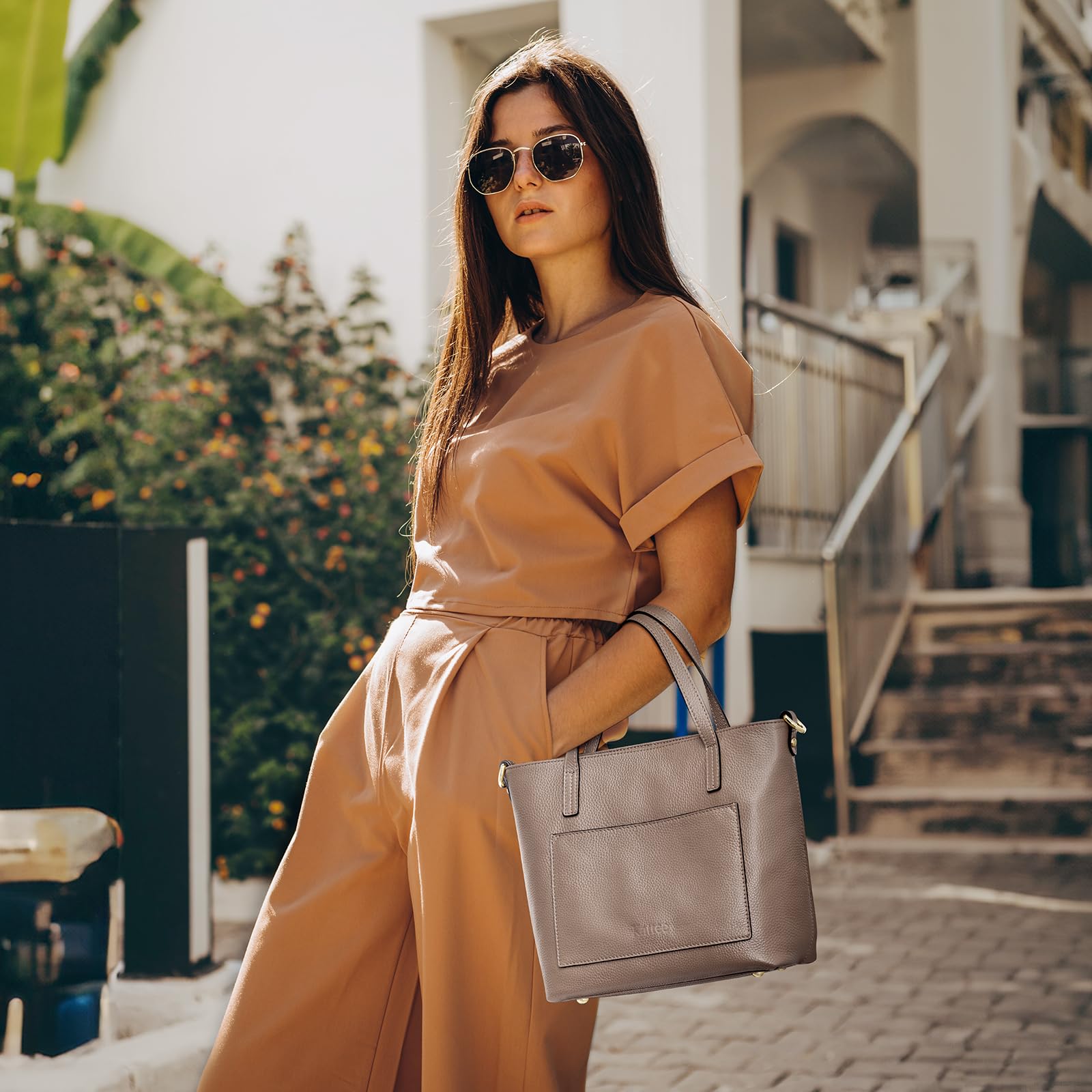 Kattee Soft Leather Tote Bags for Women - Stylish Shoulder Purses & Handbags with Top Handle - Perfect for Work, Travel & Everyday Use