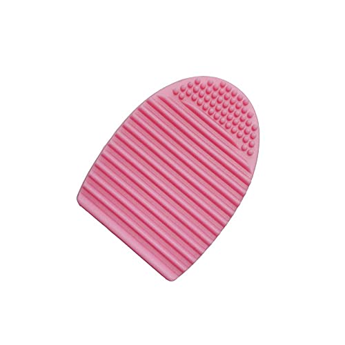 Belicia 2 Pack Silicone Brush Cleaner - Makeup Brush Cleaning Egg for Cosmetics (Pink) - Quick & Easy Cleaning Tool