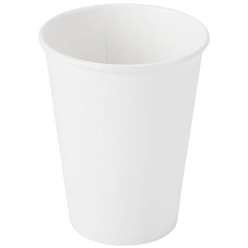 SafePro 10 oz Disposable Paper Coffee Cups - 1000 Pack, White | Eco-Friendly Hot Drink Cups for Office, Cafes & Events | BPA-Free & Leak-Proof