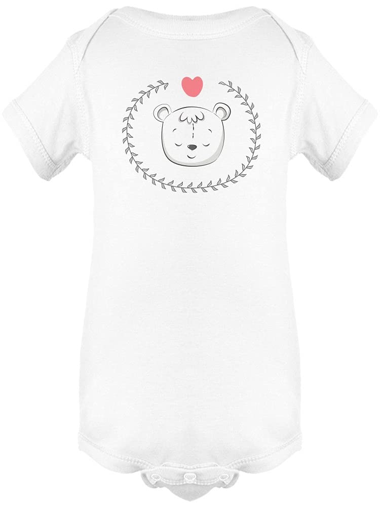 Smartprints Cute Bear Baby Bodysuit - Soft Cotton Onesie for Newborns & Infants - Perfect for Playtime, Photo Shoots & Everyday Wear