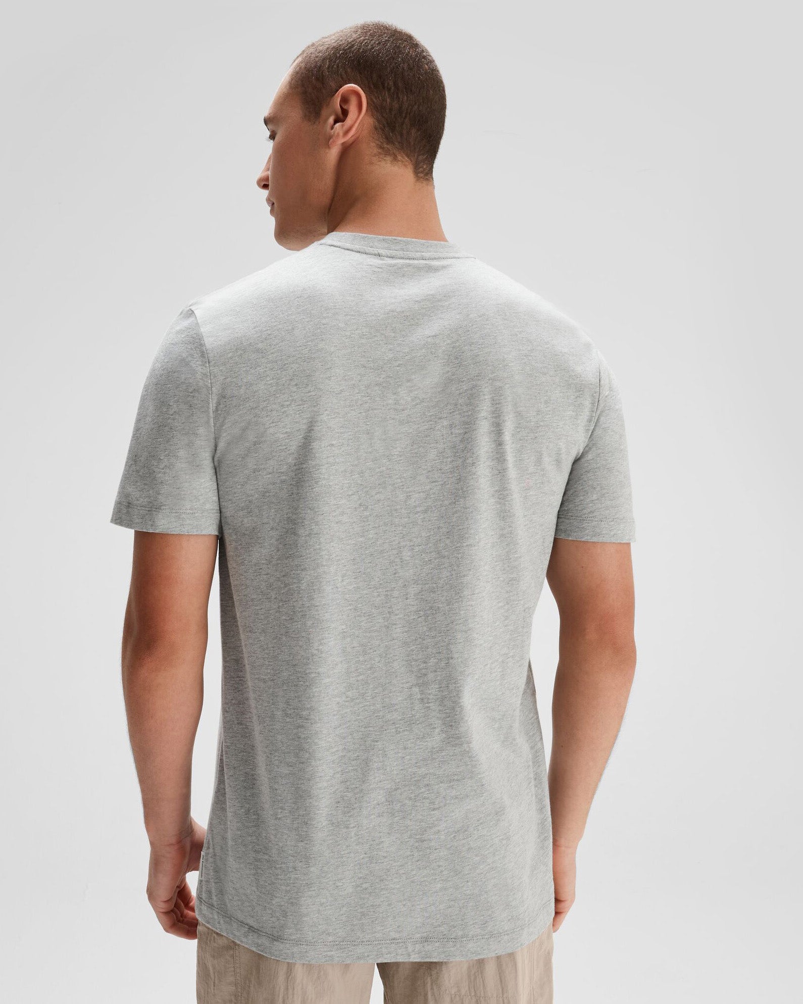 Organic Cotton Men's T-Shirt - Light Grey Marle | Soft & Breathable for Casual Wear, Gym & Everyday Comfort