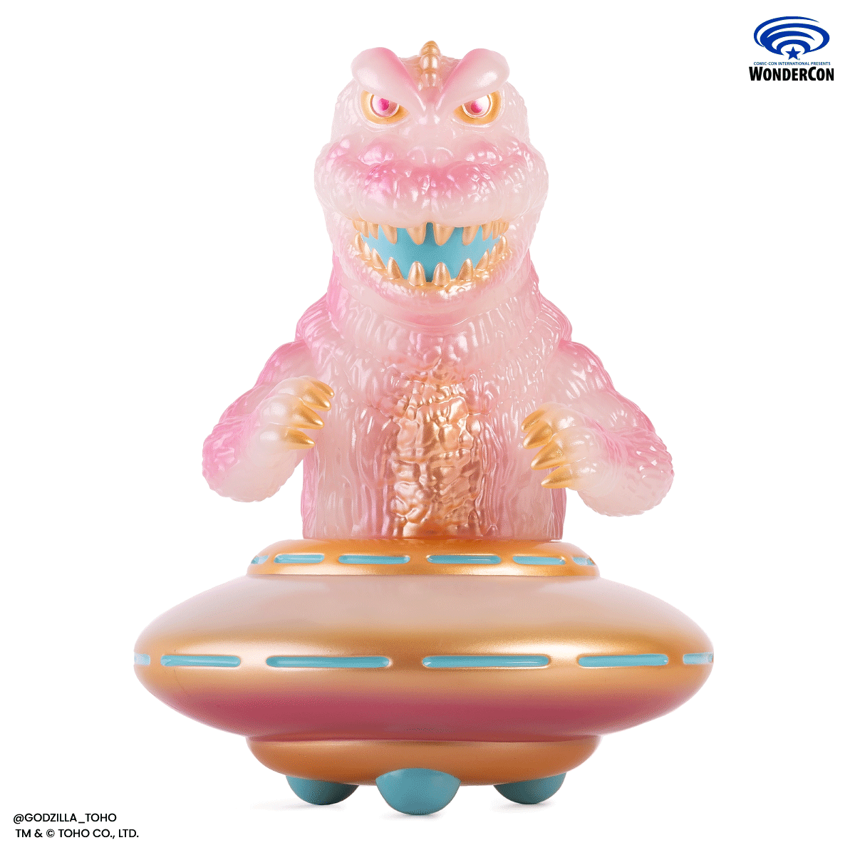Godzilla UFO Soft Vinyl Figure - Cherry Blossom Limited Edition Collectible Toy for Anime Fans | Perfect for Display, Gifts & Pop Culture Collections