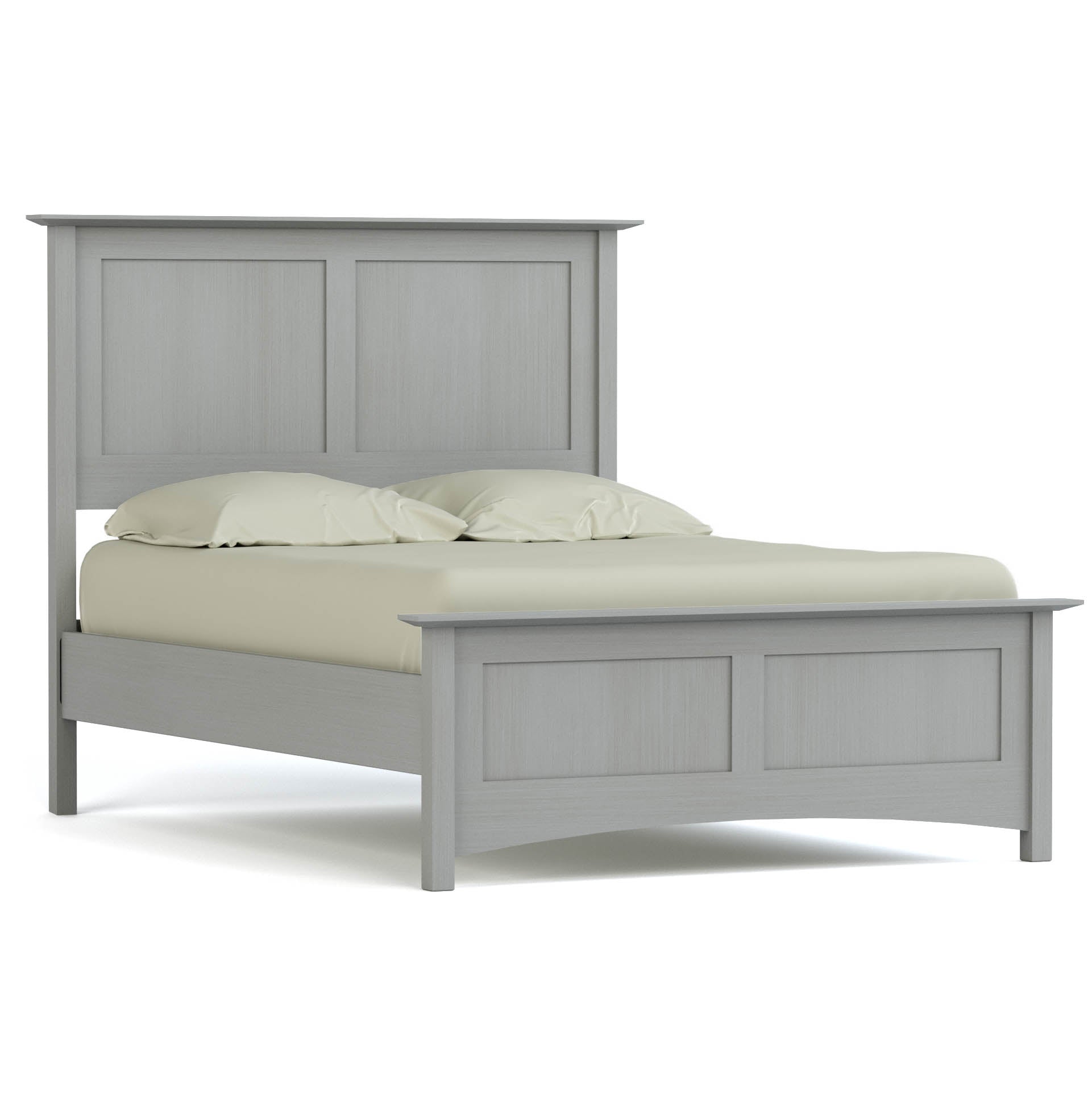 Gable Road Bed Frame - Sturdy Metal Platform Bed with Wooden Headboard - Perfect for Modern Bedrooms & Guest Rooms