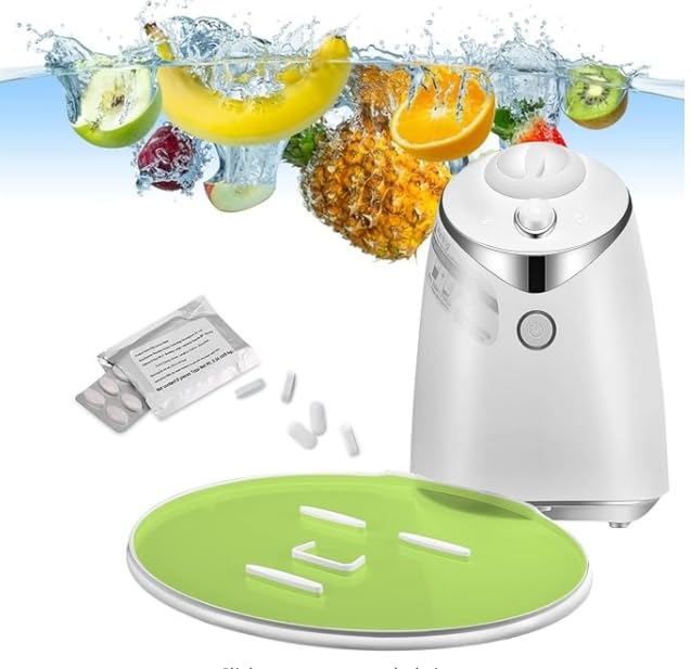 Smart Automatic Face Mask Maker Machine with 30 Collagen Pads - DIY Natural Fruit & Vegetable Facial Mask Maker with Voice Control & Auto Clean - 5 Minute Spa Skin Care Device for Home & Professional Use - Perfect for Relaxation, Beauty Salons & Personal Skincare Routines