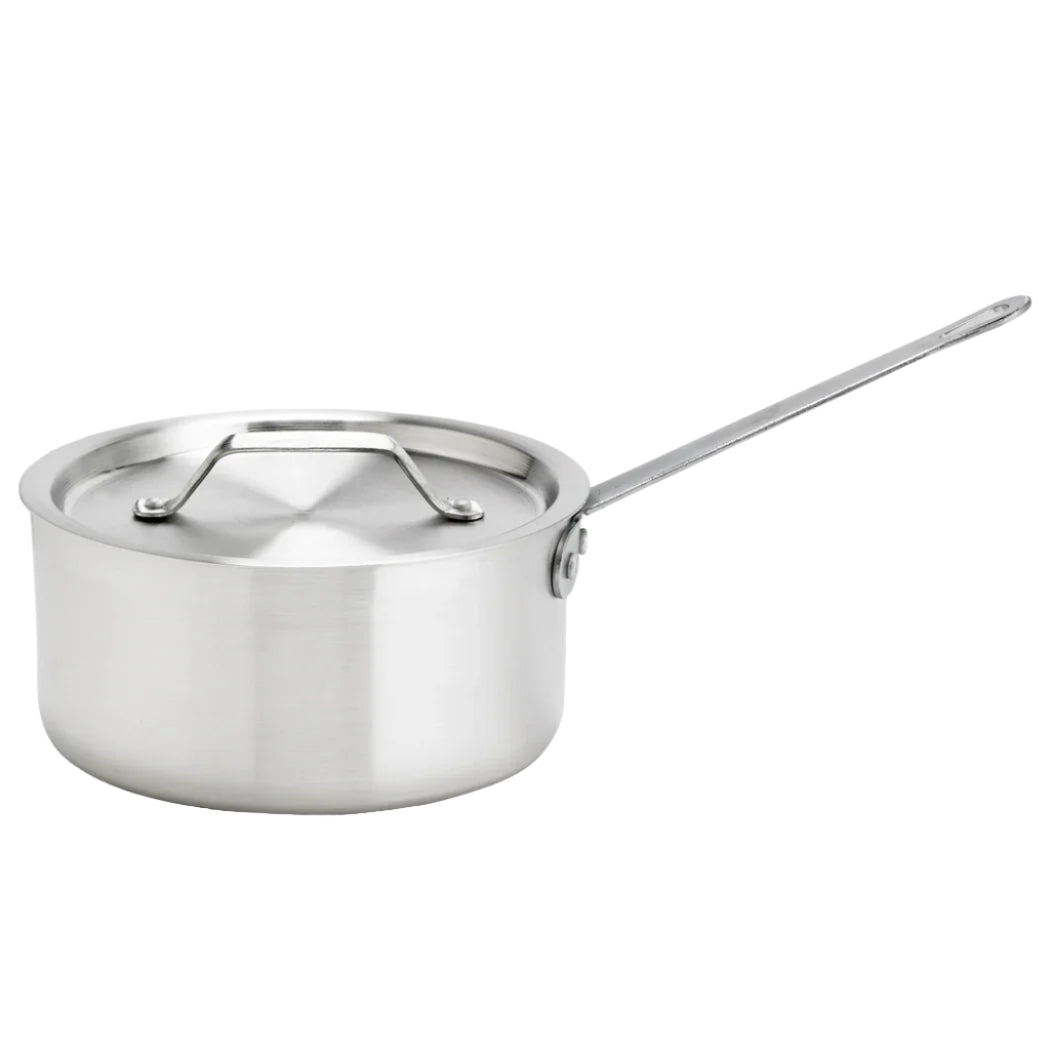 Thermalloy 7.5 Quart Heavy Duty Aluminum Sauce Pan - Perfect for Cooking, Boiling & Simmering Soups, Sauces and Pasta