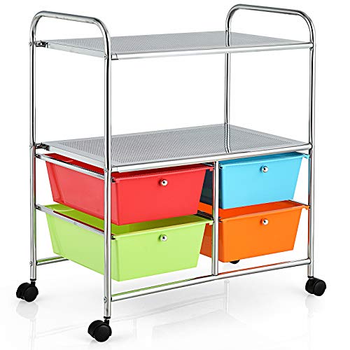 Turquoise, Orange, Light Green & Tomato (Chrome Finish)