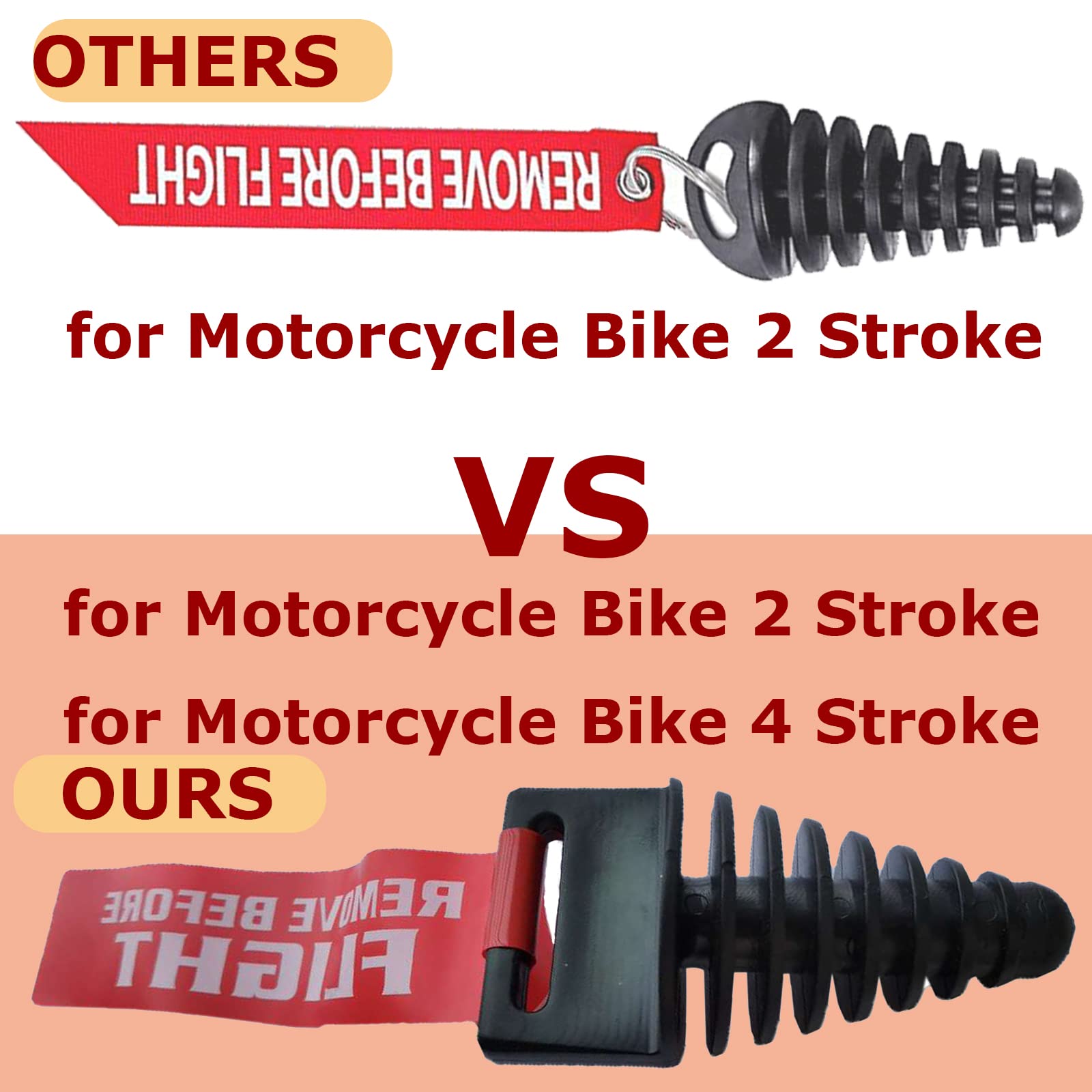 Rubber Exhaust Silencer Plug 0.8