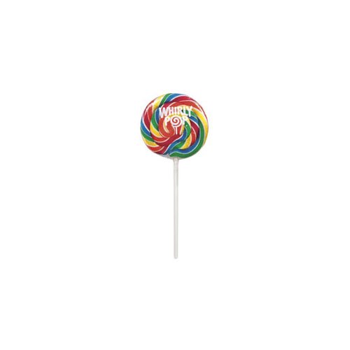 Adams & Brooks Whirly Pop 3 Rainbow Lollipops - 1.5 Oz (Pack of 60) - Bulk Candy for Parties, Events, and Fundraisers