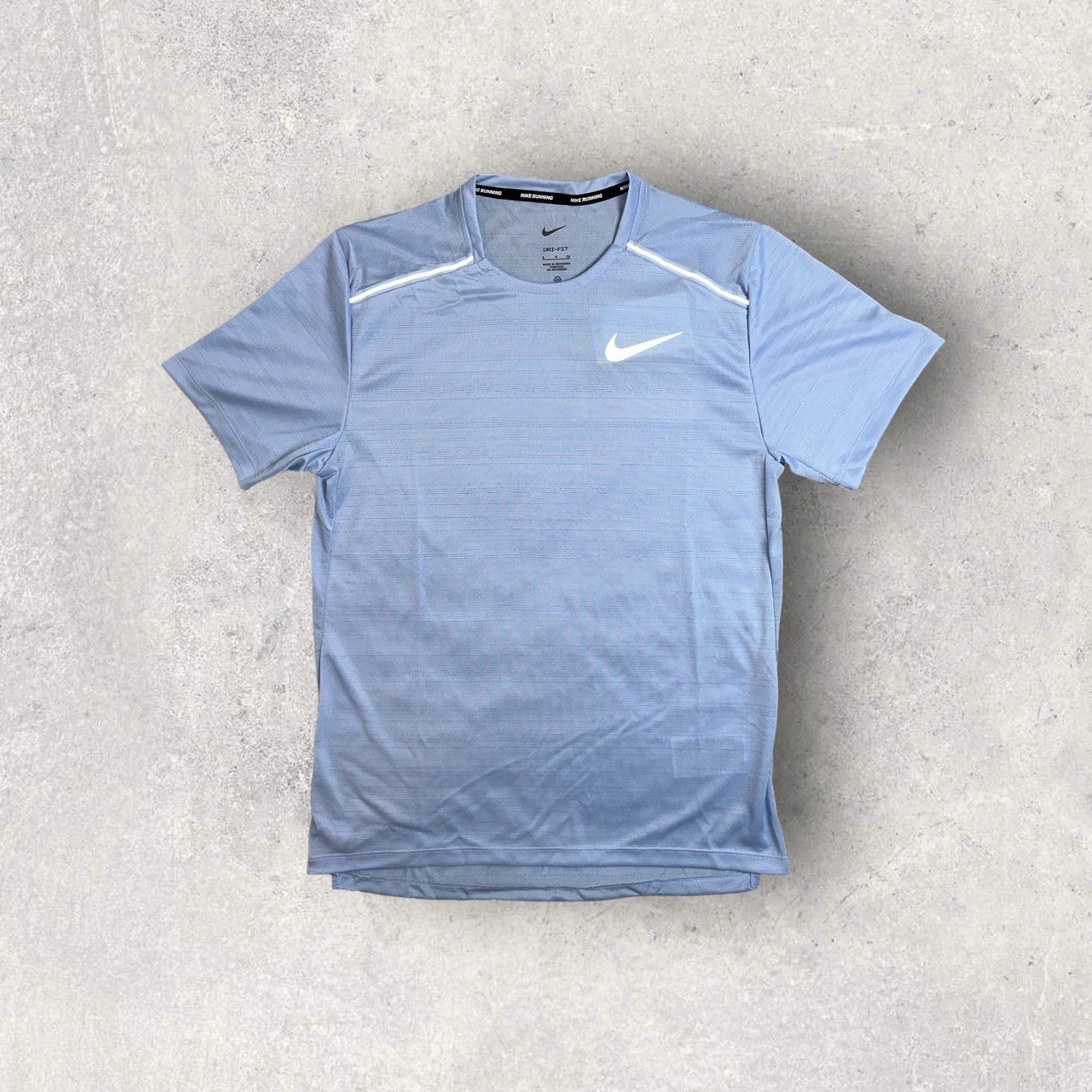 Nike Miler 1.0 T-Shirt & Shorts Set for Men - Cobalt Bliss/Black - Running, Gym, and Casual Wear