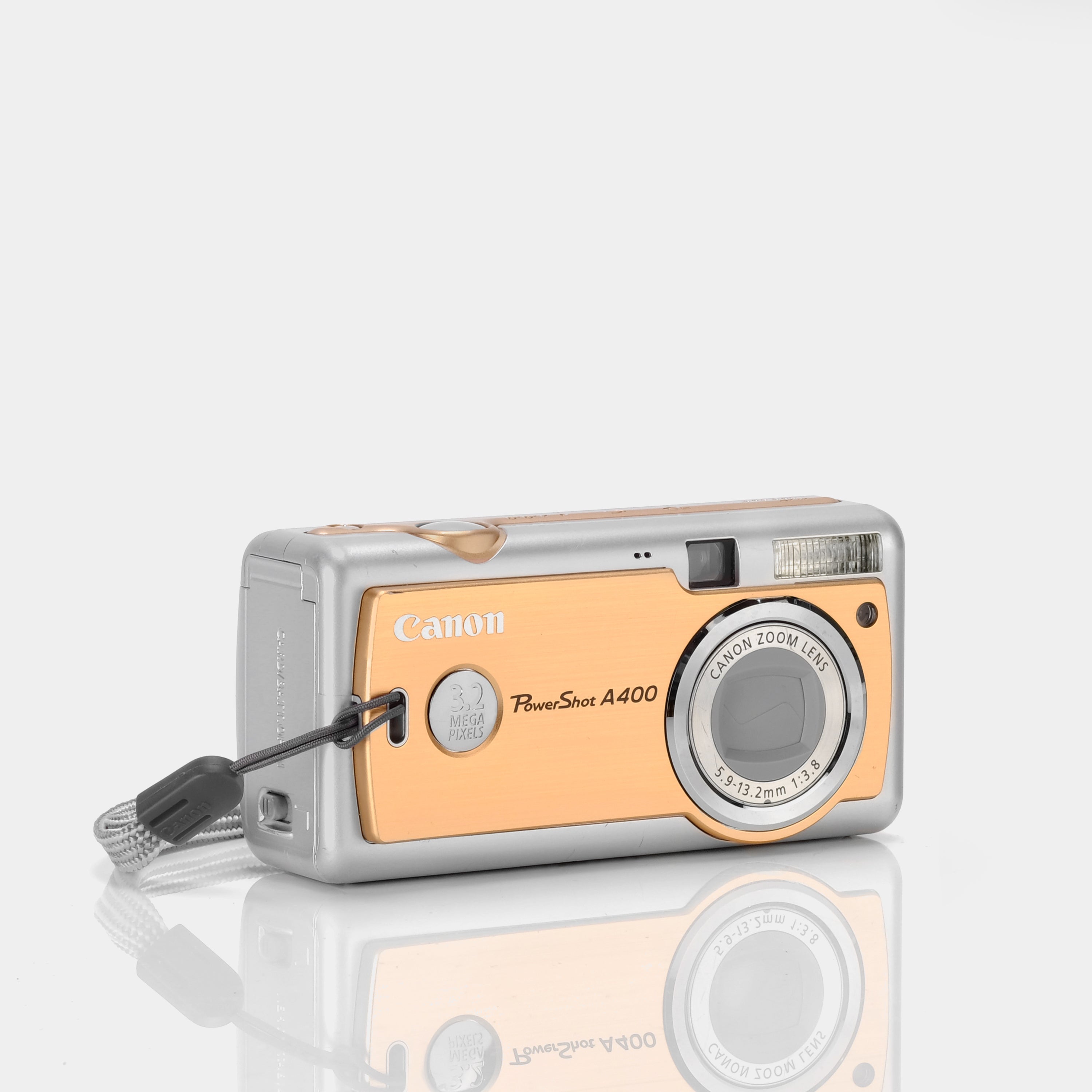 Canon PowerShot A400 20MP Digital Camera with 8x Zoom - Compact Point and Shoot Camera for Travel, Vlogging & Everyday Photography (Orange)