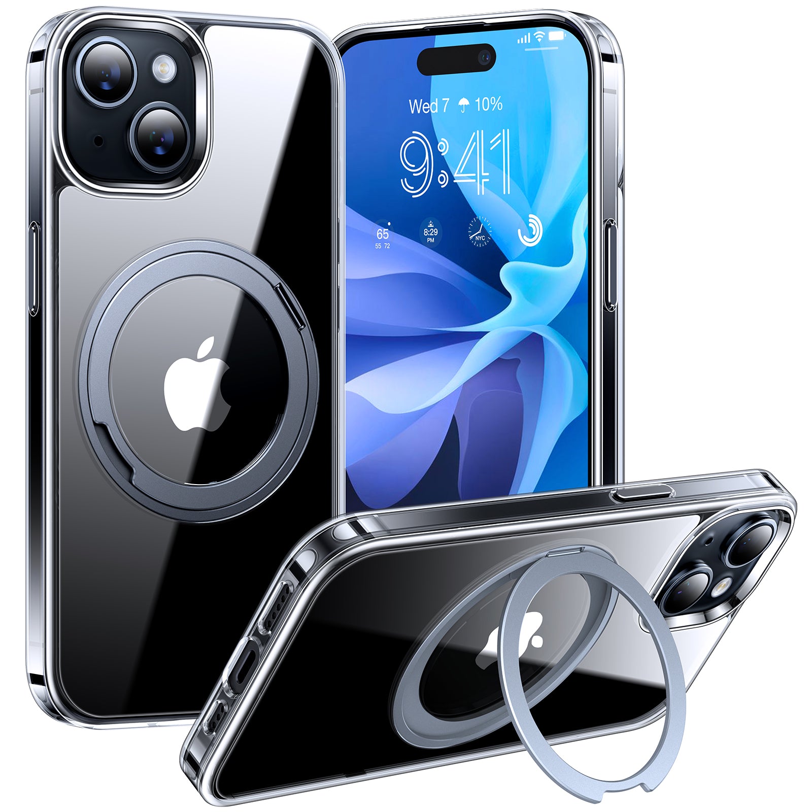 Ostand R iPhone 15 Stand Holder - Adjustable Phone Stand for Desk, Compatible with iPhone 15/15 Pro/15 Pro Max - Perfect for Watching Videos, Video Calls & Hands-Free Use at Home, Office or Travel