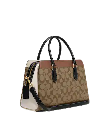 Coach Darcie Colorblock Signature Canvas Carryall Handbag - Stylish Crossbody Purse for Women, Perfect for Work, Travel & Everyday Use