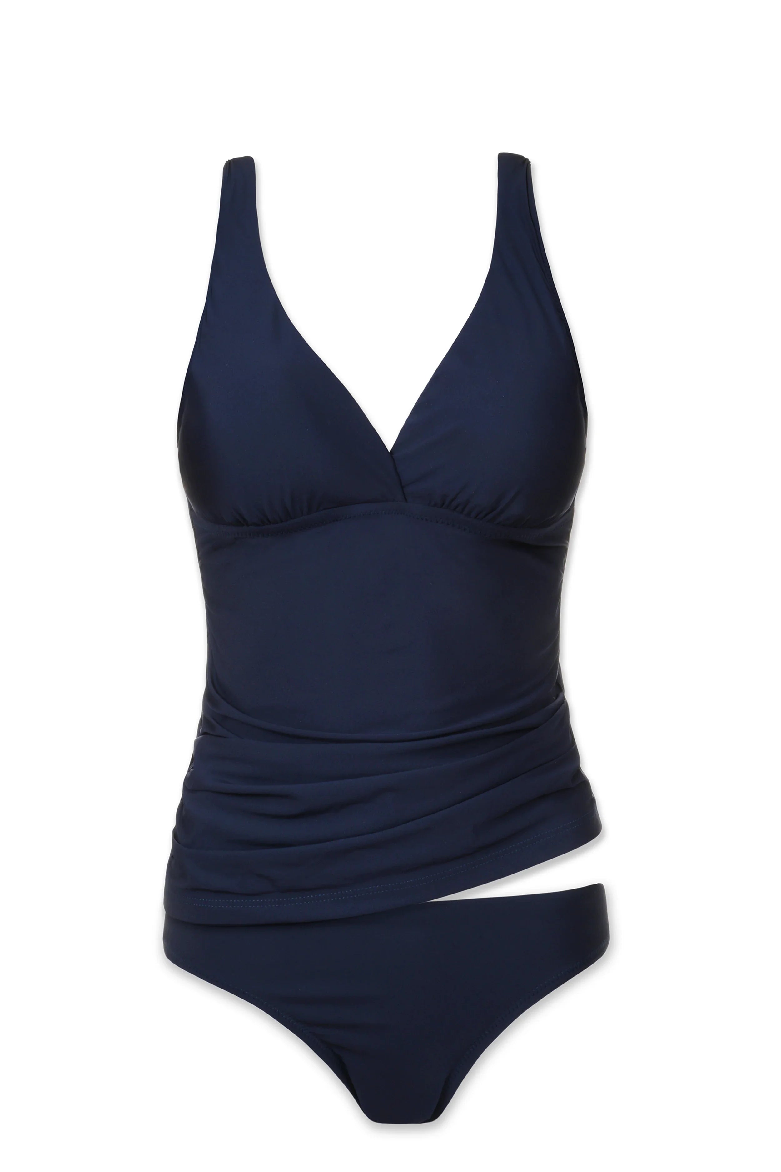 Luna Tankini Swimsuit for Women - Navy Blue Two Piece Bikini Set | Perfect for Beach, Pool, and Summer Vacation