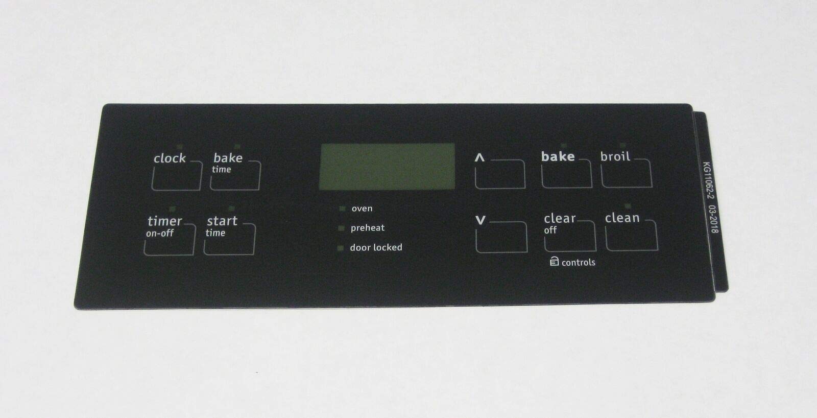 Stainless Steel Oven Clock Overlay Pad 316419141 - Replacement Part for Kitchen Appliances, Perfect for Ovens, Microwaves & Stoves