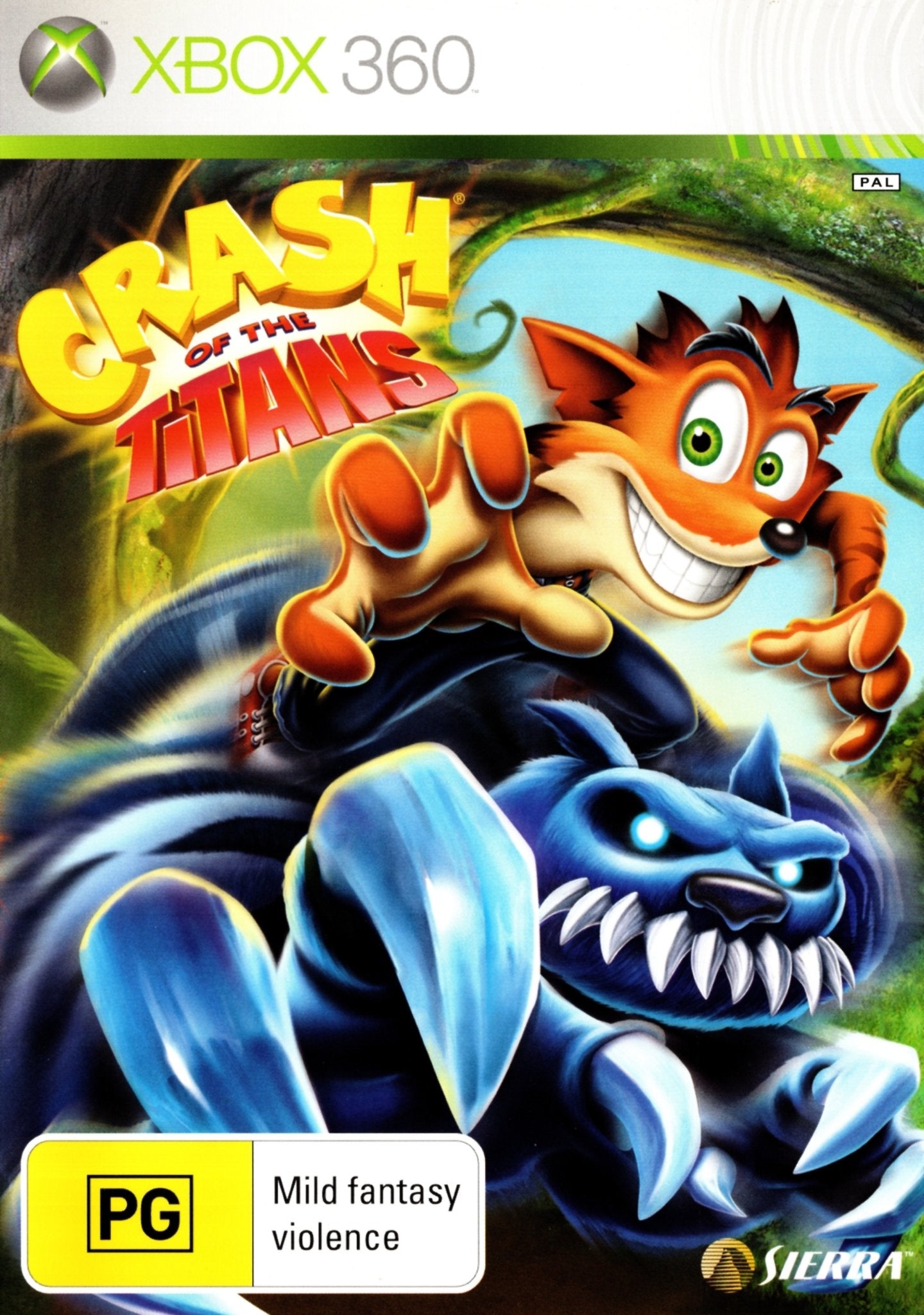 Crash of the Titans Xbox 360 Game PAL Version - Action-Adventure Game for Family Fun & Multiplayer Gaming