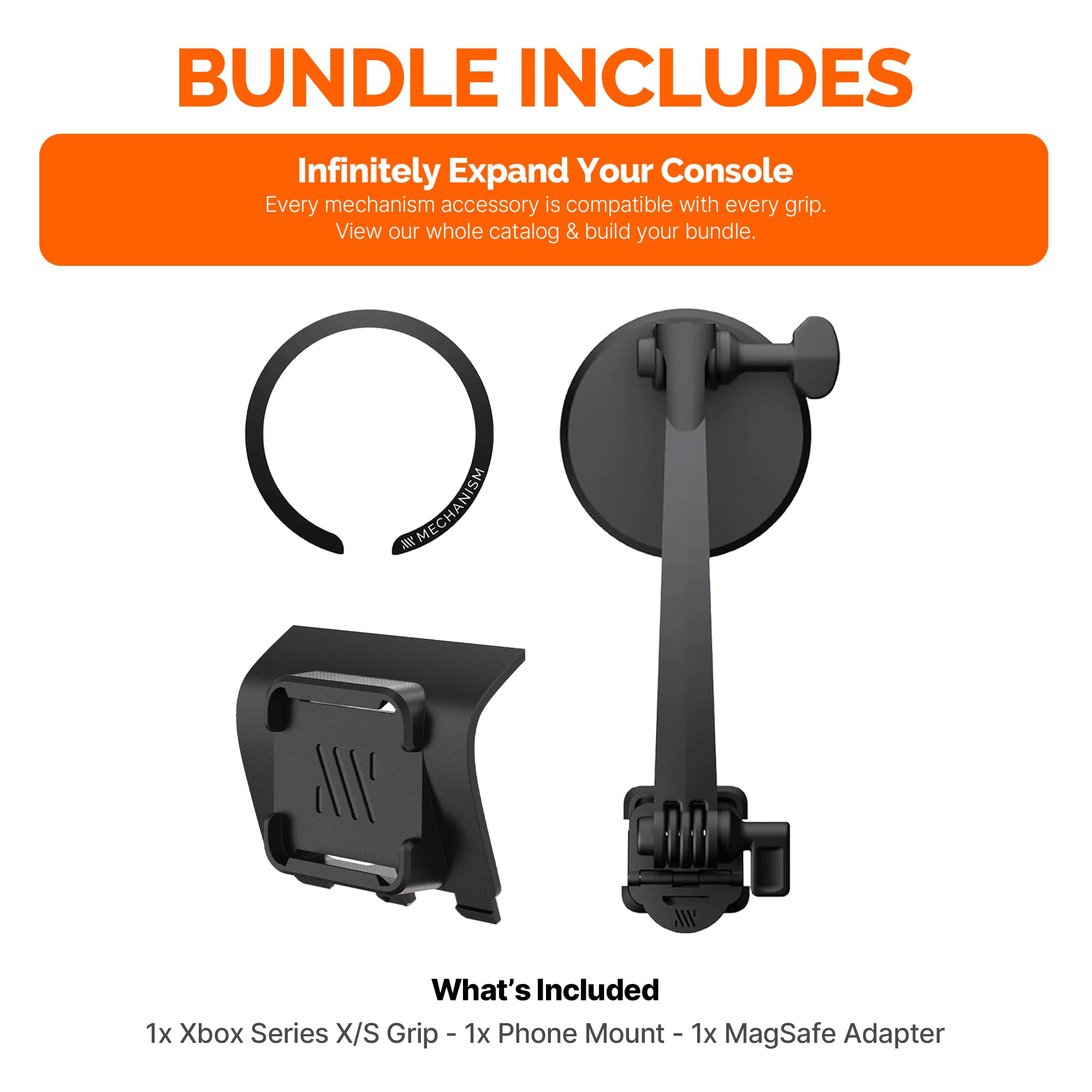 Wireless Xbox Series X/S Controller Phone Mount Holder - Compatible with iPhone & Android - Adjustable Angle for Gaming & Streaming - Perfect for Mobile Gaming, Live Streaming & Hands-Free Play