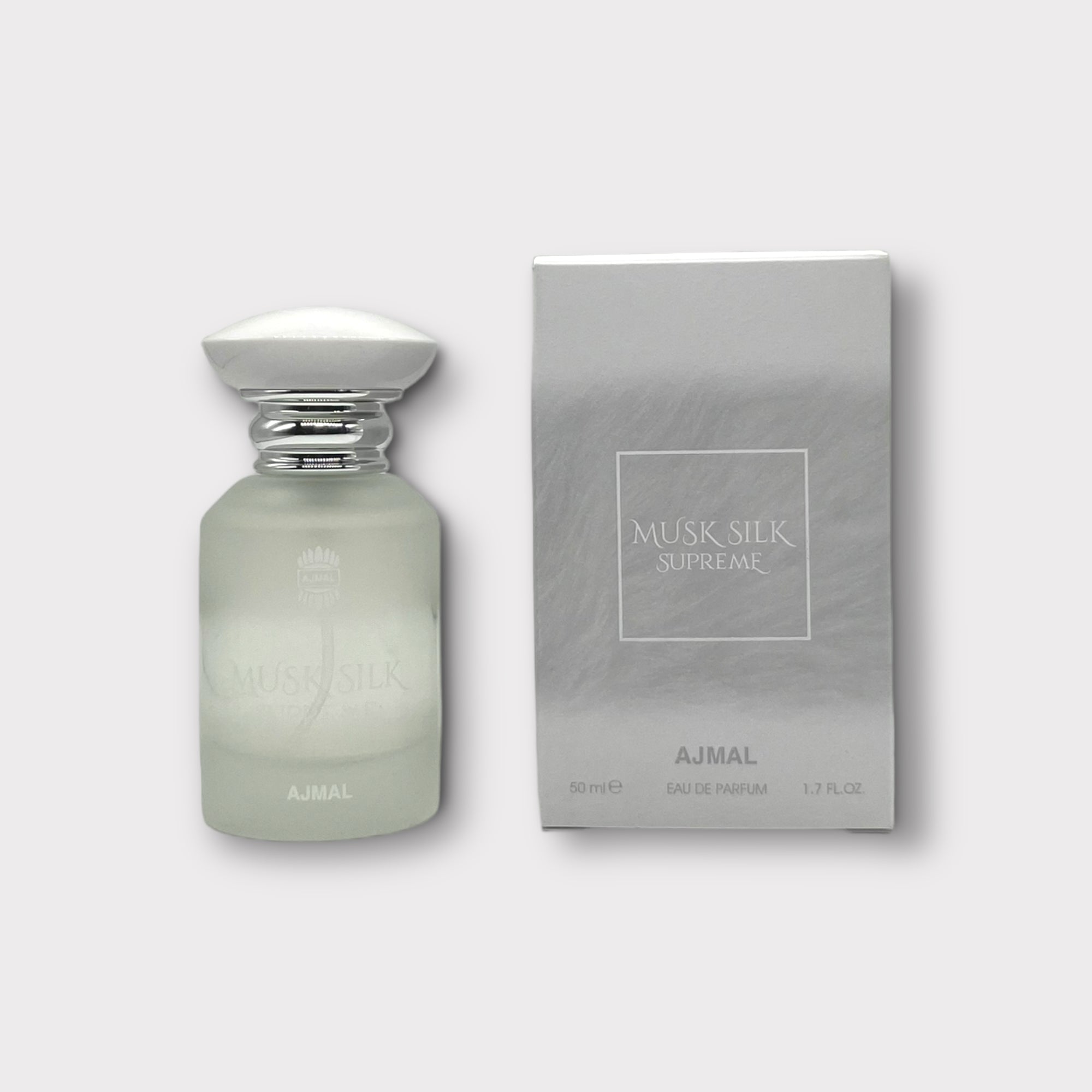 Ajmal Musk Silk Supreme Eau De Parfum 50ml - Premium Long Lasting Perfume for Men & Women - Perfect for Date Night, Special Occasions & Daily Wear