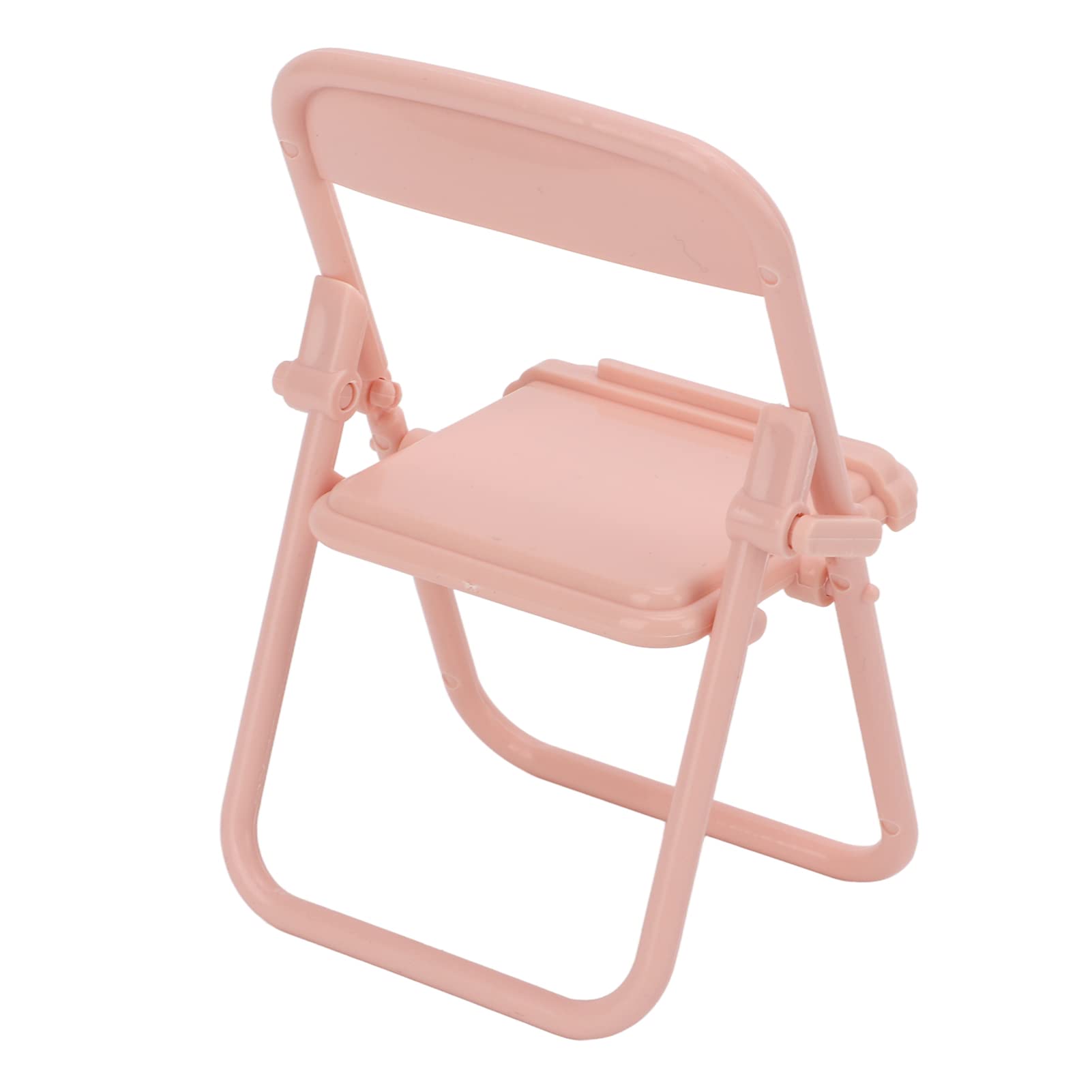 Raguso Foldable Phone Stand - Pink Stool-Shaped Holder for iPhone, Samsung & Smartphones - Perfect for Office Desk, Home Decor & Indoor Use