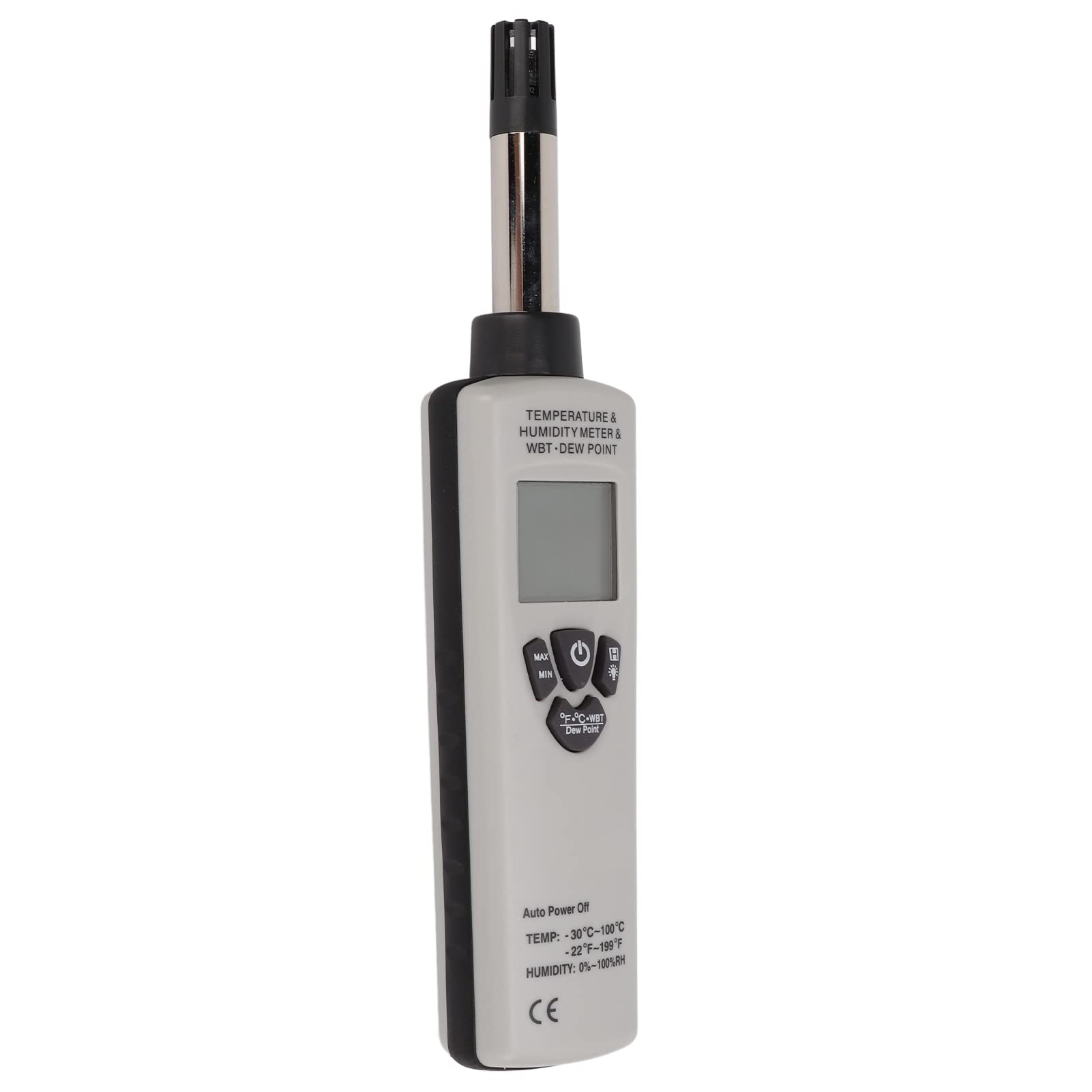 EVTSCAN DT-321S Industrial Thermometer & Hygrometer - High Accuracy Temperature Humidity Meter with Dew Point & Wet Bulb Measurement - Perfect for HVAC, Food Storage, Laboratory & Warehouse Monitoring