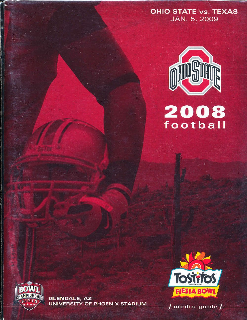 2008 Ohio State Fiesta Bowl Football Media Press Guide - Vintage College Football Collectible - Perfect for Sports Memorabilia Fans and History Enthusiasts