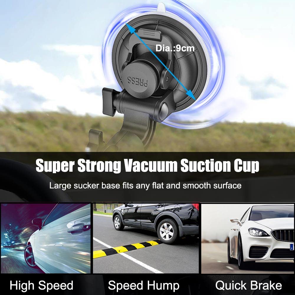 Car Windshield Tablet Mount Holder for 4-13