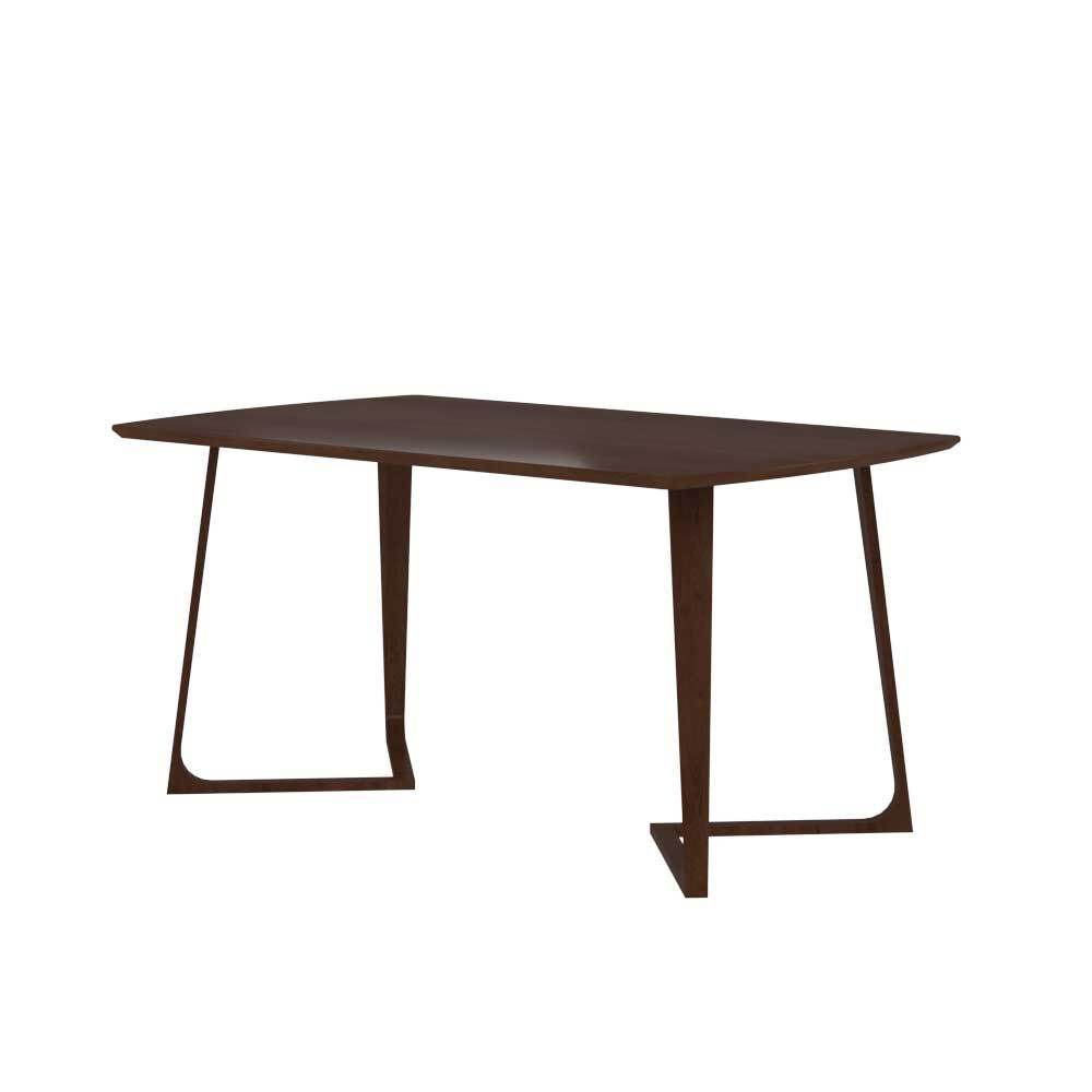 Mitros 150cm Wooden Dining Table Set - 6-Piece Modern Farmhouse Kitchen Furniture for Dining Room, Kitchen, and Outdoor Patio