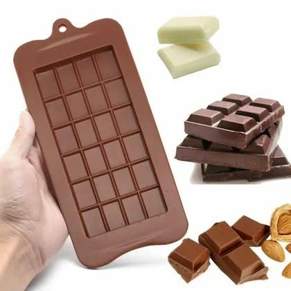 Royal Silicone Chocolate Bar Mold - 3D DIY Candy Mold for Dairy Milk Chocolate, Cake, Brownie Toppers, Gummy & Jelly - Perfect for Baking, Dessert Decorations & Homemade Treats - Ideal for Parties, Gifts & Holiday Cooking