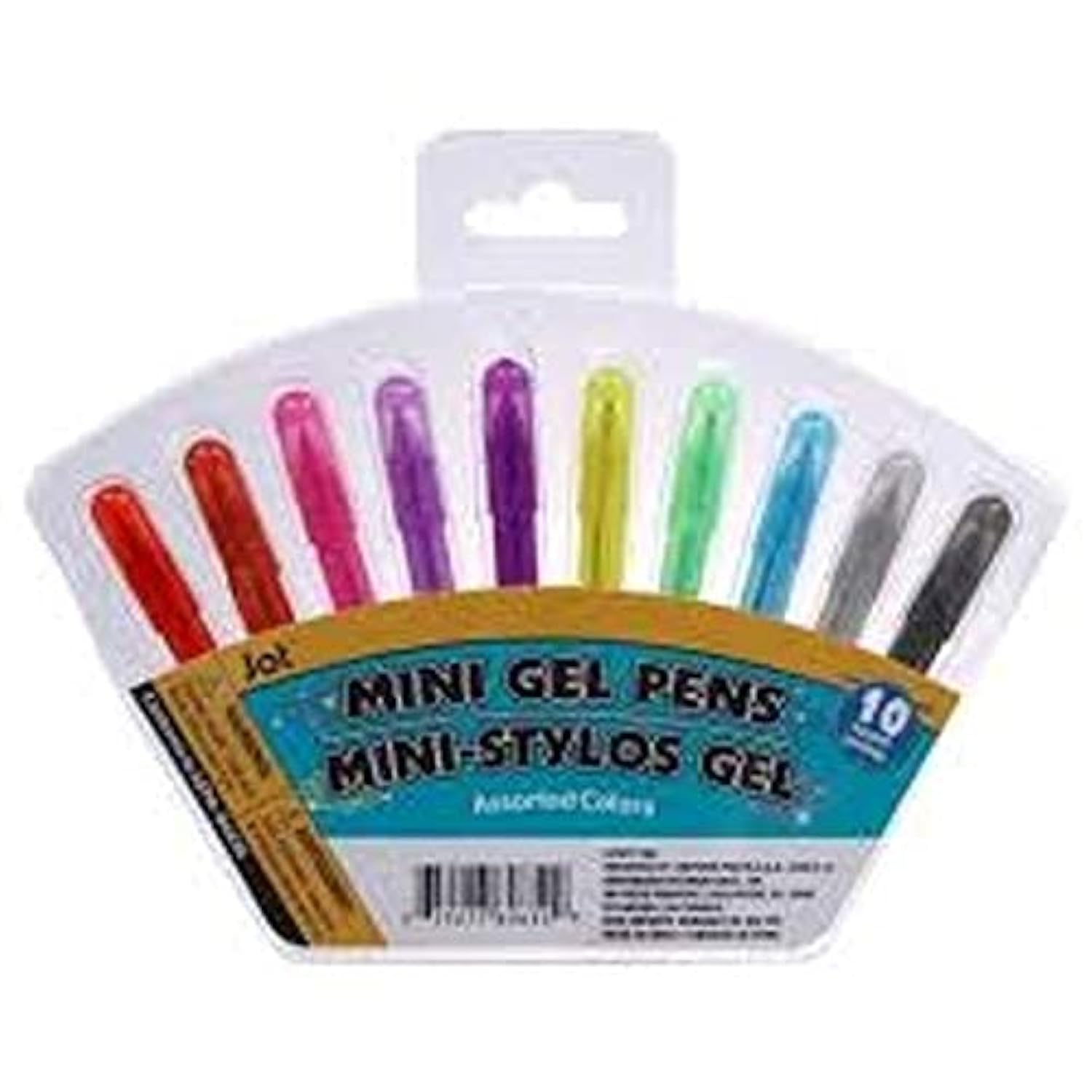 Jot Mini Gel Pens - 10 Pack Fine Point Colorful Ink Pens for Journaling, Note Taking, Bullet Planning & Office Use