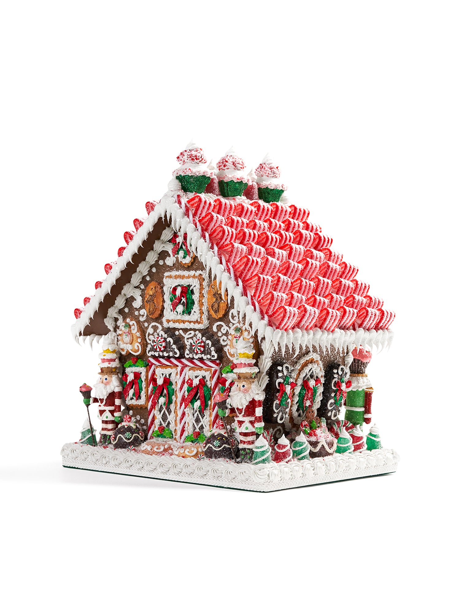 Festive Ribbon Candy Gingerbread House Kit - DIY Holiday Christmas Decoration for Home & Party | Perfect for Baking, Gifting & Seasonal Celebrations