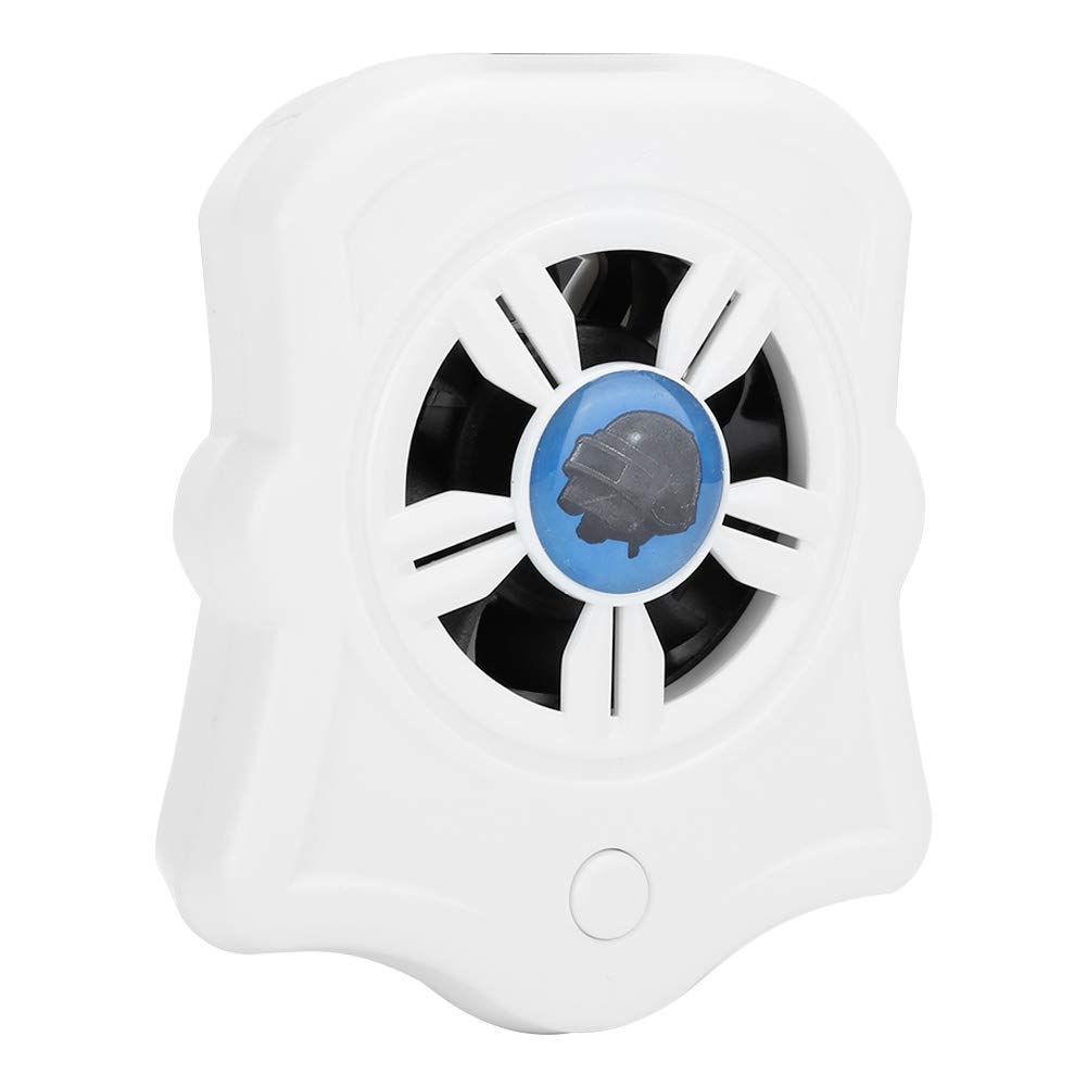 Hilitand P9 Adjustable USB Phone Cooler - Universal Cooling Fan for Most Touch Screen Devices, White - Perfect for Gaming, Streaming & Overheating Prevention