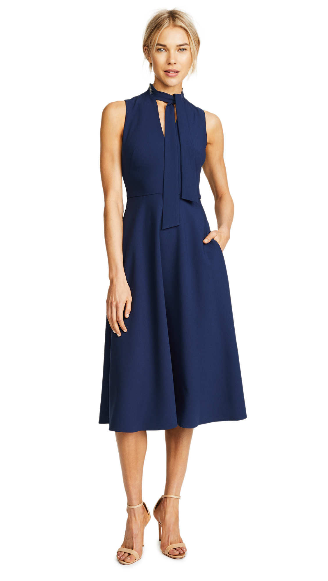 Black Halo Women's Carolina Dress - Elegant Cocktail & Evening Gown for Parties, Weddings & Special Occasions | Plus Size Options Available