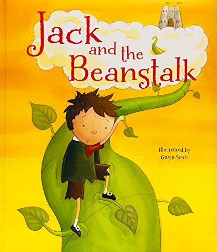 Jack and the Beanstalk Hardcover Book by Parragon Books (2012) - Classic Fairy Tale for Kids, Bedtime Story, Children's Literature Gift