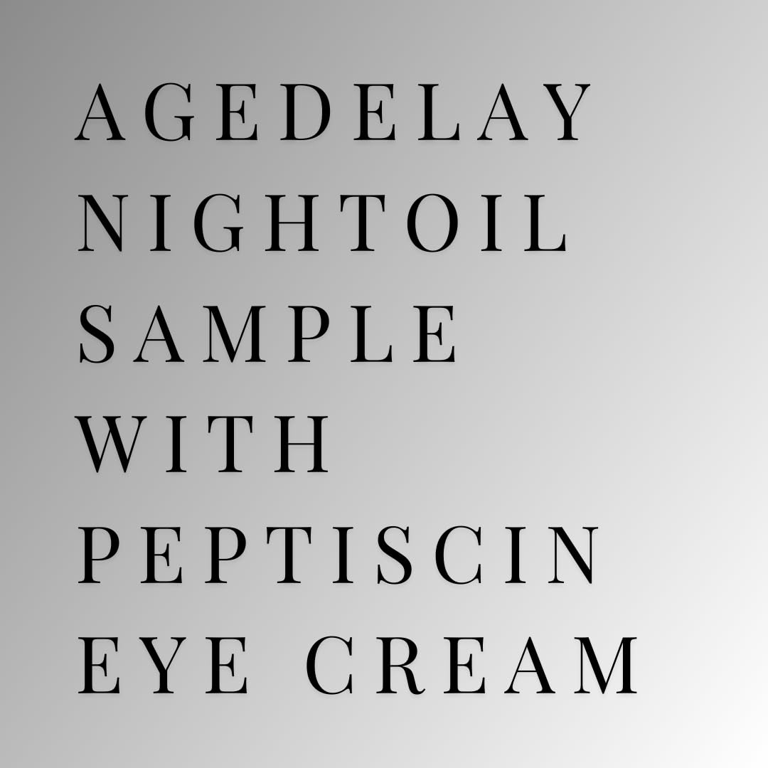 PeptiScin Anti-Aging Serum with Organic Argan Oil Sample - Hydrating & Firming Skincare for Daily Use, Travel & Gifting