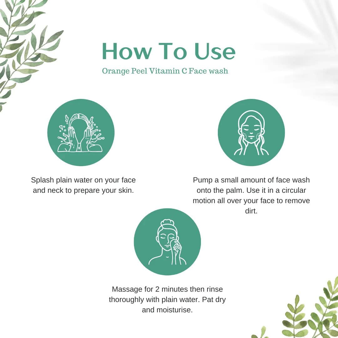AYUVALE Vitamin C Tan Removal & Purifying Face Wash 100ml - Anti-Pimple, Skin Repair & Oil Balancing for Women & Men | Brightens Skin, Reduces Acne - Perfect for Daily Skincare Routine & Post-Sun Care