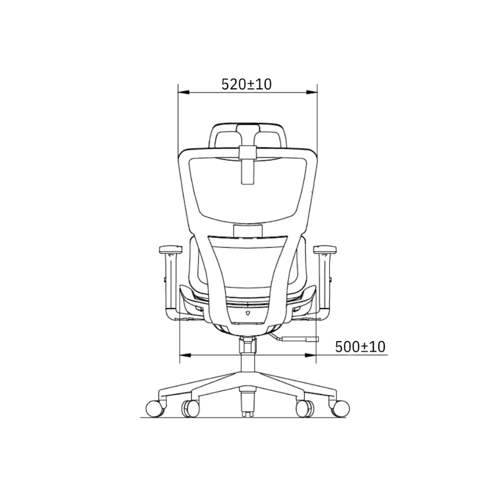 Nova High Back Ergonomic Office Chair with Lumbar Support - Adjustable Swivel Desk Chair for Home & Office Workspace, Gaming, and Study