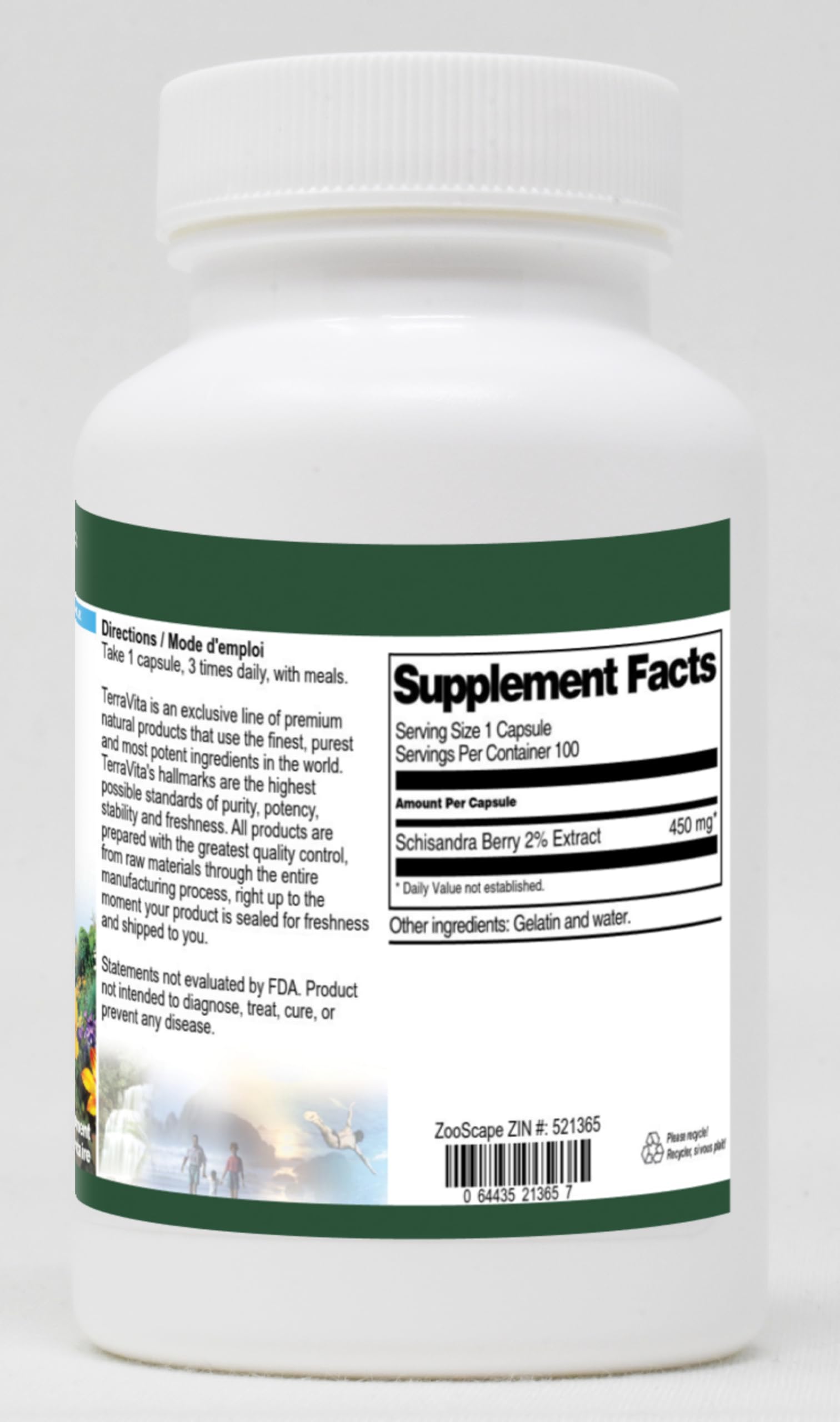 Premium Schisandra Berry Extract 450mg (100 Capsules) - 2% Schisandrins - Natural Adaptogen for Stress Relief & Immune Support - Perfect for Daily Wellness & Energy Boost