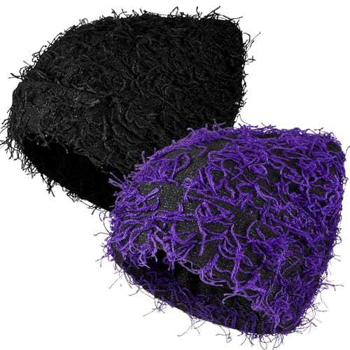 Black, Assorted Purple