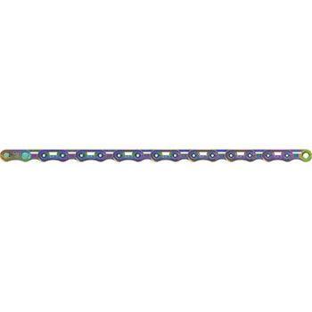 SRAM RED Flattop Chain - 12/13 Speed, 126 Links, PowerLock, Rainbow (E1) - High-Performance Bicycle Chain for Road & Mountain Bikes