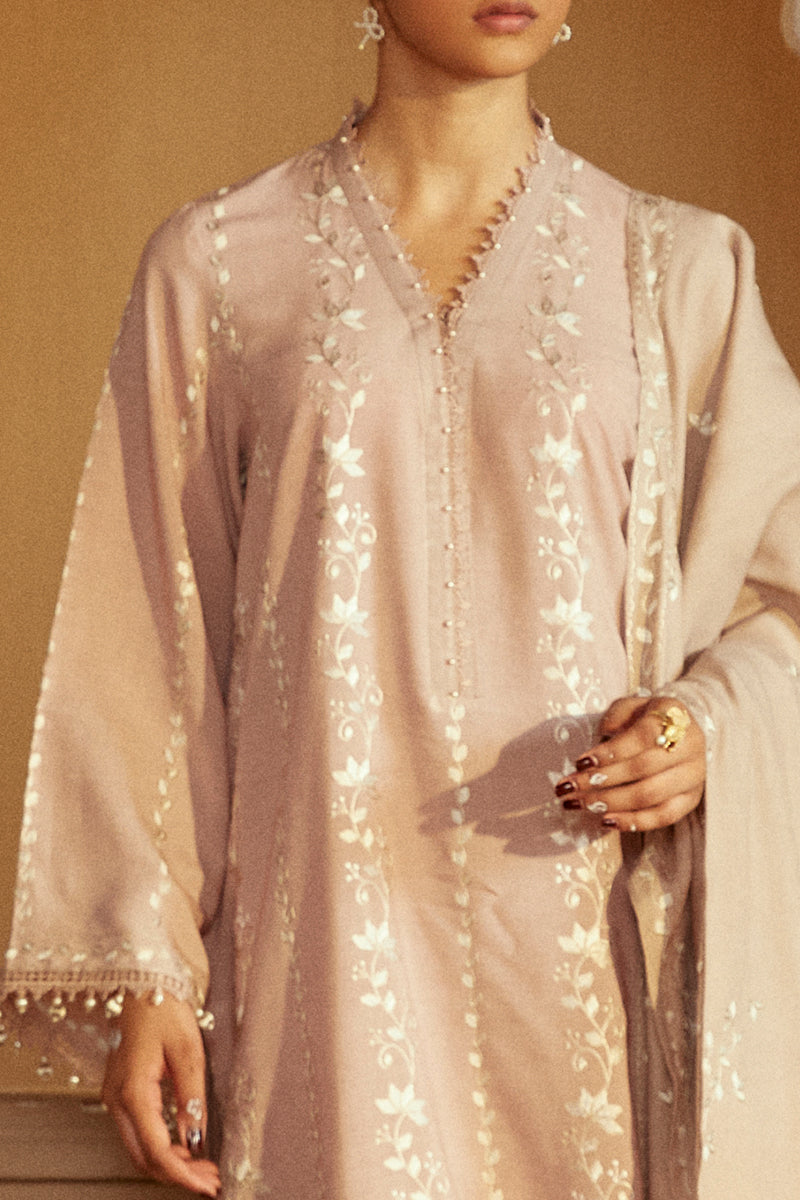 MOONLIGHT MUSE 3-Piece Embroidered Marina Suit Set for Women - Elegant Beachwear & Summer Outfit for Vacations, Parties, and Special Occasions