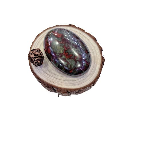 Natural Oval Palm Crystal Healing Stone for Massage & Relaxation