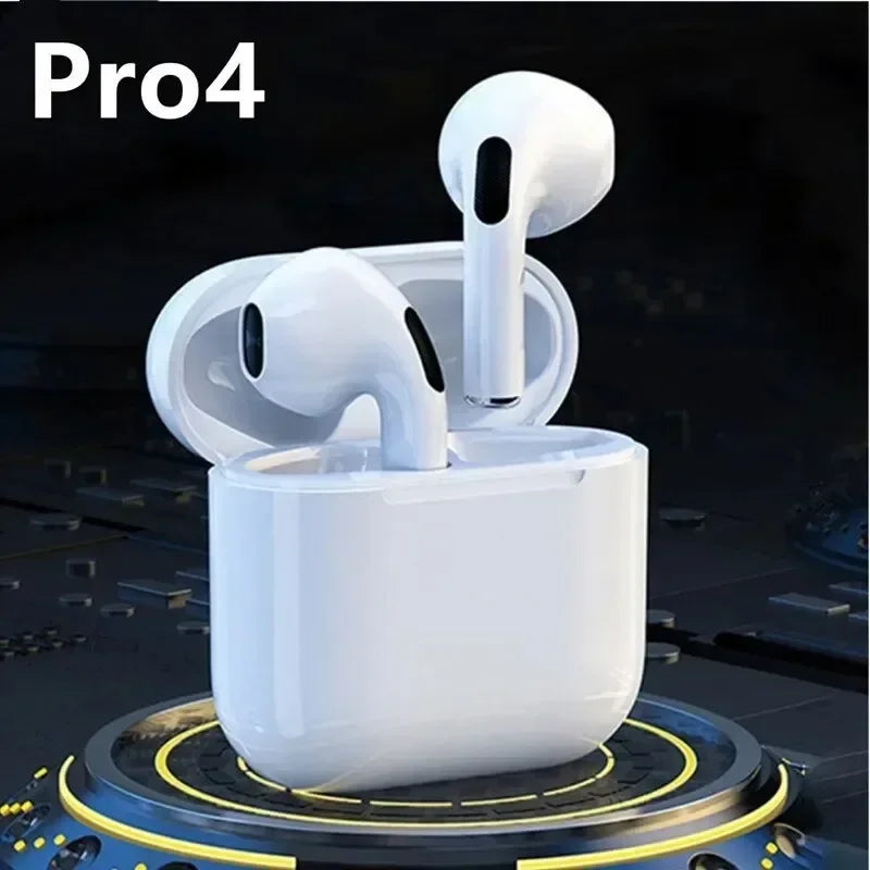 TWS Pro4 Wireless Bluetooth Earbuds - Mini In-Ear Headphones for iPhone & Android - Perfect for Running, Gaming & Music | Sweatproof Sport Earphones for Gym & Workout