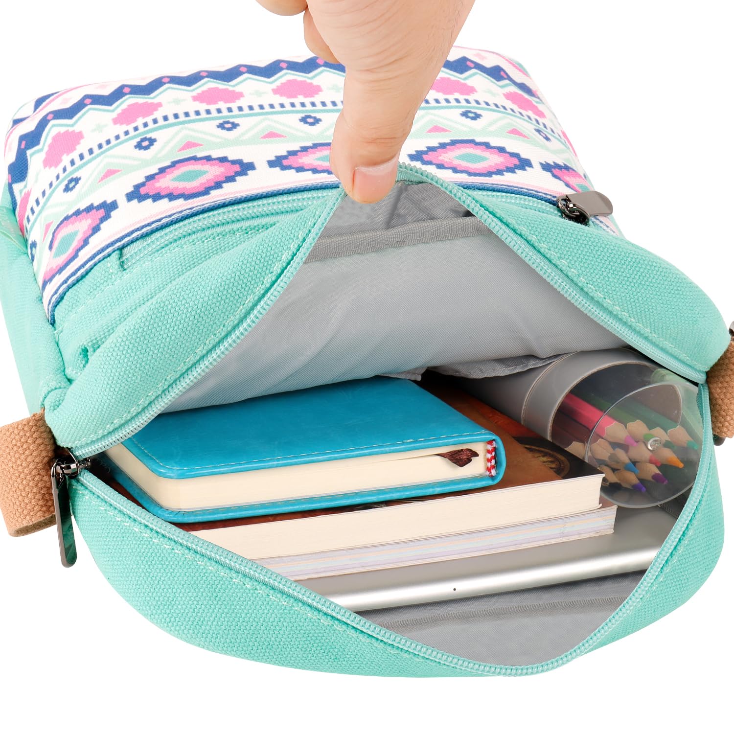 Choco Mocha Crossbody Purse for Girls Ages 6-10 - Stylish Kids Handbag for School, Travel & Everyday Use